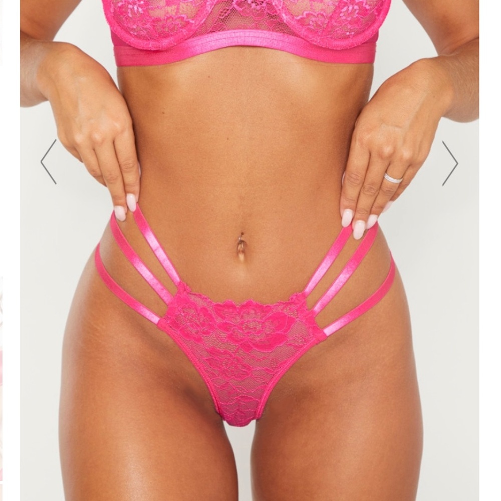 PrettyLittleThing Strapping Detail Panties